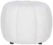 Fehér buklé puff Paisley – House Nordic