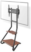 Nedis TVSM6200BK - Állvány TV-hez 37-75", fekete/barna