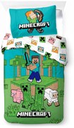 Minecraft Jungle Explore ágyneműhuzat 140×200cm, 70×90 cm