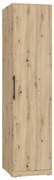 MARO gardróbszekrény, 51x213 cm, artisan tölgy