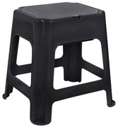 BISK Erga kiegészítők, fürdőszoba szék tárolóhellyel 420x365x425 mm, fekete, ERG-08044