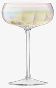 Široká sklenice na šampaňské Pearl, 300 ml, perleťová, set 4ks - LSA International