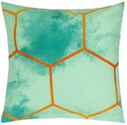 Bellatex Párnahuzat Méhsejt, zöld, 40 x 40 cm