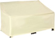Outsunny 2-Személyes Pad Takaró 140x84x56/94 cm Kültéri Bútor Takaró Oxford 600D Anyag Vízálló Bevonattal Kerti Teraszon Krém | Aosom