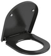 Villeroy & Boch 8M42S1R7 - SoftClose SUBWAY fekete WC-ülőke