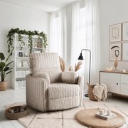 Tv és Pihenőfotel Bézs Színben. RAUL