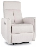 Nikos Brego dönthető fotel világos bézs