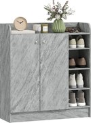HOMCOM cipős szekrény 4 rekesszel – 12 pár tárolásához, 83 x 30 x 90 cm | Aosom