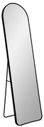 Madrid tükör alumínium, fekete, 40x150 cm
