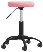 rózsaszín bársony étkezőszék