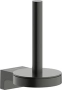 Hansgrohe AddStoris S wc papír tartó csiszolt fekete króm színű 41786340