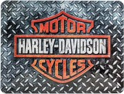 Fém tábla Harley-Davidson - Diamond Plate