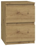 M2 éjjeliszekrény, tölgy