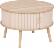 Dohányzóasztal Bézs Tárolóhellyel Az Asztallap Alatt 60X40,7CM Nyos