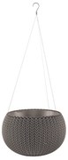Keter felakasztható virágtartó Cozies S szürke, 3,2 l, 28 x 18 cm