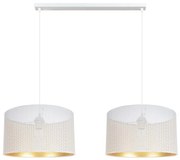 Csillár zsinóron ALDO 2xE27/60W/230V fehér