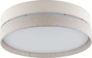 TK LIGHTING 5774 ECO Ernyős Mennyezeti Lámpa Bézs, Fehér E27 IP20