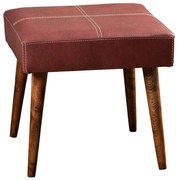 Puff NUTO 46x46 cm piros