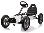 Baby Mix Gyerek pedálos gokart Go-kart Buggy,fehér