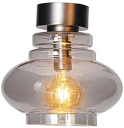 ByRydens 4202200-4500 - DOLORES mennyezeti lámpa, 1xE27/5W/230V, átmérő 30 cm, szürke/füstszínű