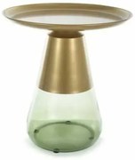 Carini II A dohányzóasztal, arany / zöld