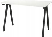 Ikea Trotten Íróasztal fehér/antracit 120x70 cm