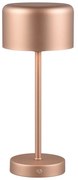 Rézszínű LED szabályozható asztali lámpa (magasság 30 cm) Jeff – Trio