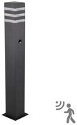 Polux Kültéri lámpa TEKSAS szenzorral 1xE27/12W/230V IP44 74 cm antracit 317650