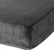 Mikroszálas lepedő 220x200 Flano acél magas matrachoz 30 cm