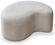 Fehér buklé puff Miuf – Miuform