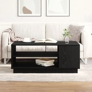 Fekete Tölgy Coffee Table 102x55x43 cm Mérnöki Fából készült