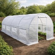 Home &amp; Garden Fóliasátor 300 x 600 cm  (18 m2) fehér