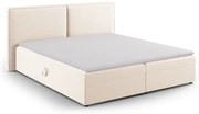 Krémszínű ágyneműtartós boxspring ágy 180x200 cm Arendal – Cosmopolitan Design