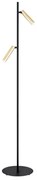 Argon 7083 - Állólámpa TORRE 2xG9/6W/230V fekete/sárgaréz