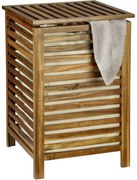 Wenko Fondi akácfa szennyeskosár 56 l