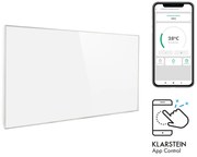 Klarstein Wonderwall 600 Smart, infravörös hősugárzó, 60 x 100 cm, 600 W, heti időzítő, IP24, fehér
