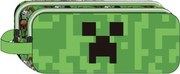 Minecraft Face 2 rekeszes tolltartó 23 cm