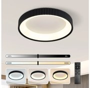 Brilagi - Dimmelhető LED mennyezeti lámpatest FALCON MODERN LED/54W/230V 60 cm, fekete + távirányító