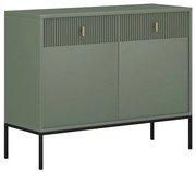 Komód SUE zöld/fekete