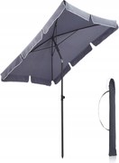 Királyi kerti napernyő 200x125 cm szürke