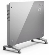 Klarstein Bansin Crystal Smart Kovektor 1500, 1500 W, Alkalmazás, 5- 50 °C, LED kijelző, Érintőképernyő