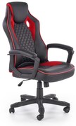 Baffin irodai fotel, fekete / piros