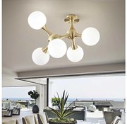 Ideal Lux Ideal Lux - Felületre szerelhető csillár  NODI 5xE14/28W/230V réz ID241050