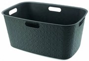 Curver Tisztító kosár LAUNDRY HAMPER 45L, sötétszürke