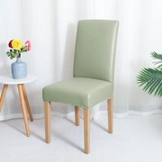 SzékHuzat Étkezőszékre (vízálló műbőr, rugalmas, mosható, világoszöld)