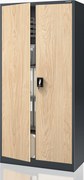 Irodai iratszekrény antracit / sonoma tölgy: Eco Design JAN 900 x 1850 x 400 mm