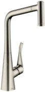 Hansgrohe M71, mosogató csaptelep M7116-H320 kihúzható spray-vel, sBOX, rozsdamentes megjelenés, HAN-73801800