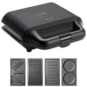 Concept SV3055 - Szendvics készítő 4in1 700W/230V fekete