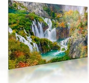 Üveg kép - Plitvicei-tavak Nemzeti Park (70x50 cm)