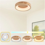 Brilagi-LED Mennyezeti lámpatest FALCON WOOD LED/30W/230V 3000/4000/6000K 45 cm fa